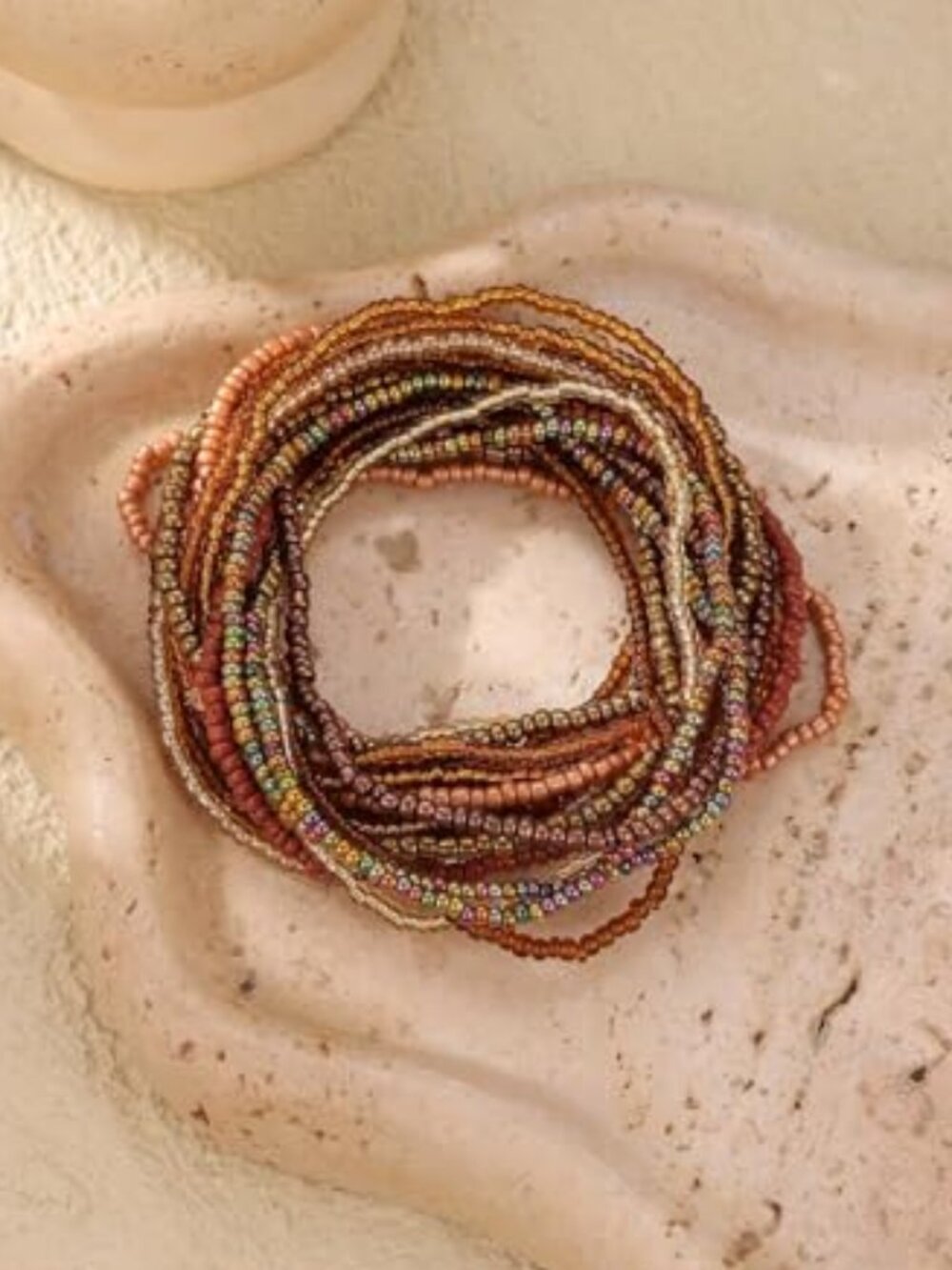 Boho Beach Bracelets Set‎ for Women Multilayer tassels bracelet Handmade